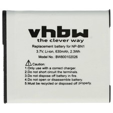 Akku für Sony Cybershot DSC-QX10 DSC-QX100 DSC-T110 DSC-J10 DSC-T99 600mAh 3,6V