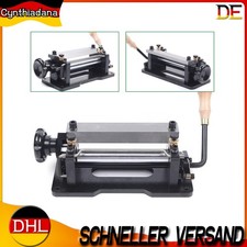 Leder Schälmaschine Spaltmaschine Manuelle Leather Skiver Schäler Splitter NEU