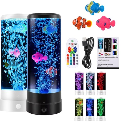 Led fish nachtlicht rgb - led,