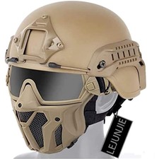 PJ Taktik Airsoft Helm Set Helm Vollgesichtsschutz Anti Beschlag
