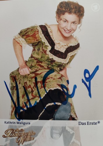 Kathrin waligura autogramm - waligura,