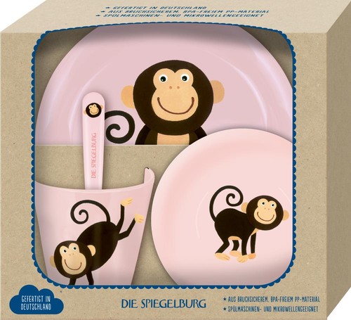 Geschirr geschenkset affe - geschirr,