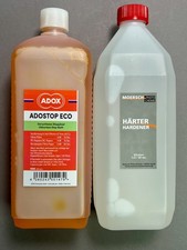ADOX ADOSTOP + MOERSCH HÄRTER / im SET / je 1000 ml / Neu