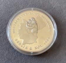 Gedenkprägung 1990 Deutschland einig Vaterland, Berlin  9. November  1989