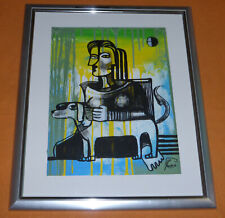 Hommage an Picasso Expressionismus Gemälde Frau mit Hund Baghdasaryan Yerevan