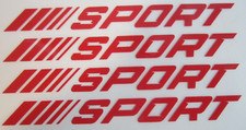 Sport Aufkleber Set 4x Emblem