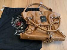 Schultertasche von Karen Ly Germany - braun - Echt Leder