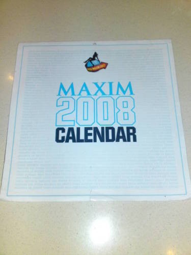 Maxim calendar 2008 - maxim,