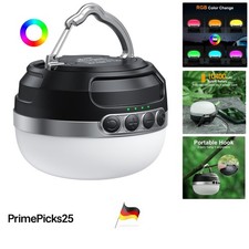 LED Campinglampe Akku 10400mAh