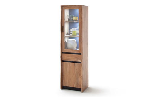 Vitrine akazie massiv natur - vitrine,