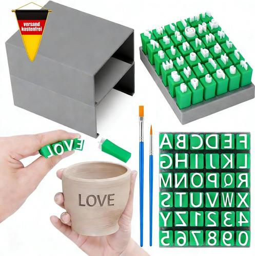 Tonstempel set für keramik - tonstempel,