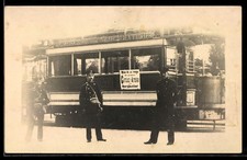 Foto-AK Dresden, Schaffner der