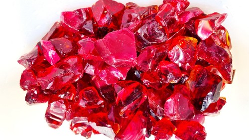 Glassteine dekoglas glassplitt - glassteine,