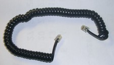 Telefonhörer Spiralkabel 2 m 2 x RJ10 dunkelblau