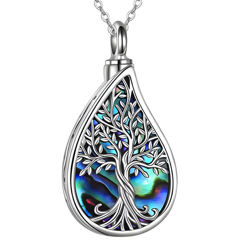Sterling silber lebensbaum - silber,