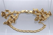 48 cm lange Panzerkette 5,4g 333er Goldkette 8kt Halskette Gold Schmuck 8 Karat