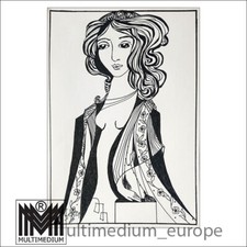 Original Tusche Zeichnung -