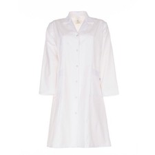 PLANAM Damen Berufsmantel Langarm Reinweiß Arbeitskittel Damenkittel