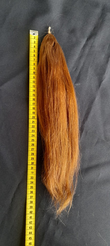 Echthaar zopf 42cm gr - 42cm, 46