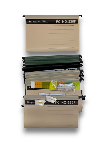 30x foolscap hängemappen set - 30x,