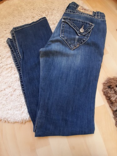 Blue fire stretchjeans - , "