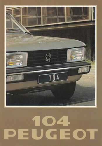 Peugeot 104 kleinwagen - peugeot,