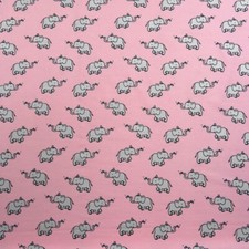 Baumwolljersey Stoff Elefanten