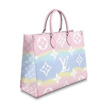Louis Vuitton Escale Onthego GM Tote Bag M45119 Pastel Monogram Purse Auth New