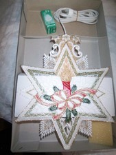 Plaunerspitze-Weihnachtsstern-beleuchtet für das Fenster