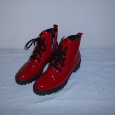 Damenstiefel Jana Tex Lack Rot