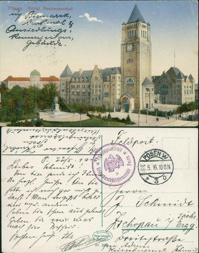 Postcard posen poznań - postcard,