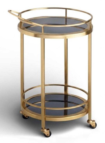Barwagen gold schwarz - barwagen, glas