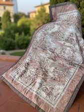 BASSETTI Plaid 135x190 AQUAFORTE 41 Beige Decke Kuscheldecke TAGESDECKE Zudecke