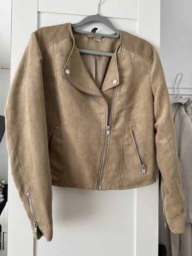 Wildleder velours jacke - wildleder,
