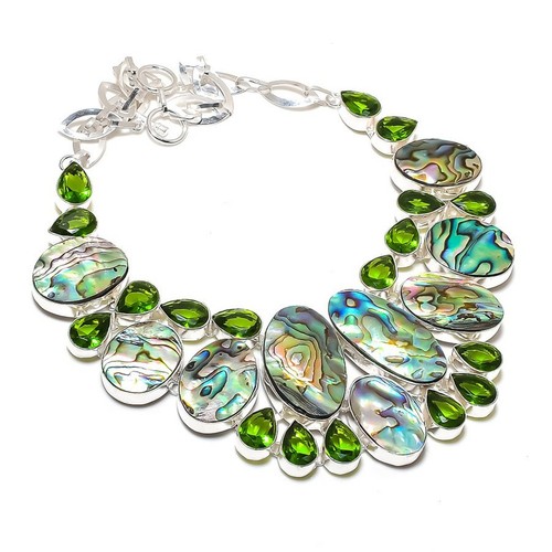 Abalone muschel peridot - abalone,