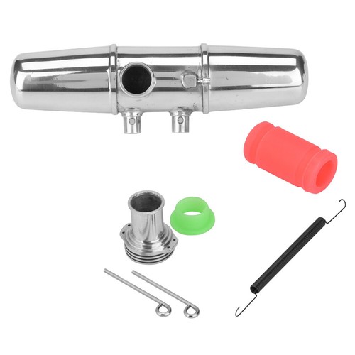 18001p aluminum dual auspuff - aluminum,