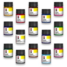 MARABU Textilfarbe 50ml Stofffarbe zum Färben Neufärben Nachfärben Jeans T-Shirt