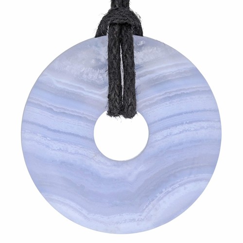 Blauer chalcedon donut mm - chalcedon, 30