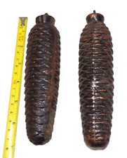 2 Kuckuck Uhr Kiefer Kegel Gewichte 0.9kg 296ml Jeder