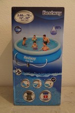 Bestway FastSet Pool Set + Filterpumpe 366x76cm Quick Schwimmbad Gartenpool NEU!