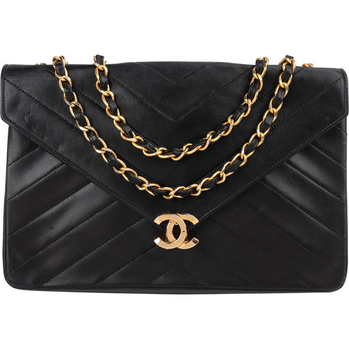 Chanel chevron lambskin single - chevron,