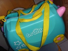 Trunki Kinderreisekoffer mit Sitzfläche und Rollen SEHR GUTER ZUSTAND EICHHORN