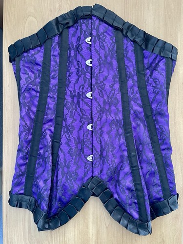 Vollbrust schnürkorsett satin - schnürkorsett,