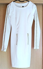 RAINBOW Kleid Gr. 34 Weiß mit