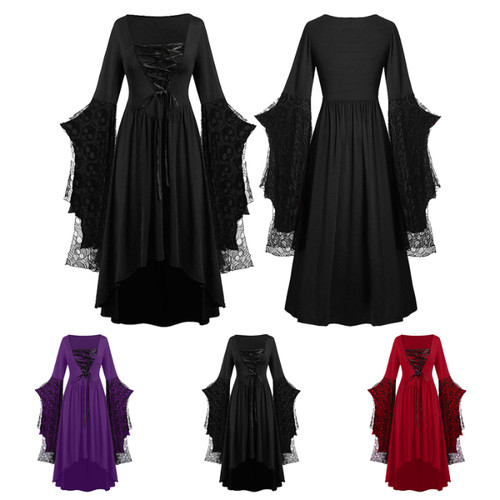 Damen mittelalter kleid mit - damen,