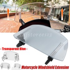Motorrad Blau Windschutzscheibe Windschild Universal Moped Scooter Quad Roller