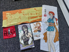 One Piece Nami Nico Robin Hand / Stofftuch Wano Kuni Outfit Bikini 5 Stück