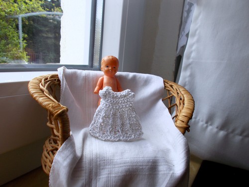 Puppenkleid puppenstube 9cm - puppenkleid,,