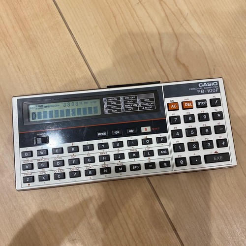 Casio 100f pocket computer - casio, pb-100f