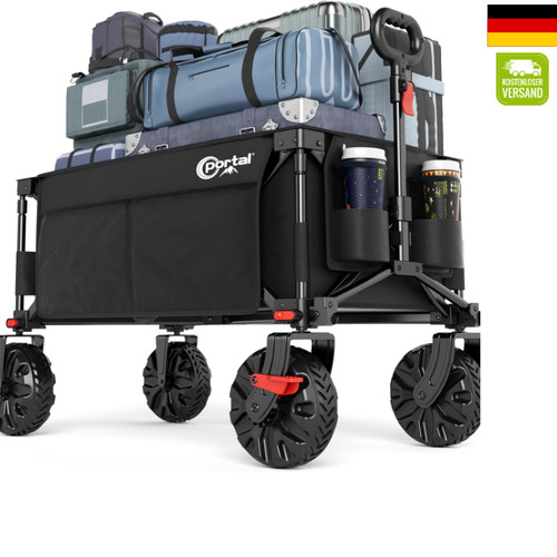 Faltbarer bollerwagen mit - bollerwagen,